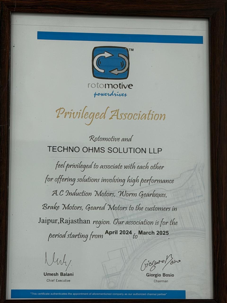 Certification